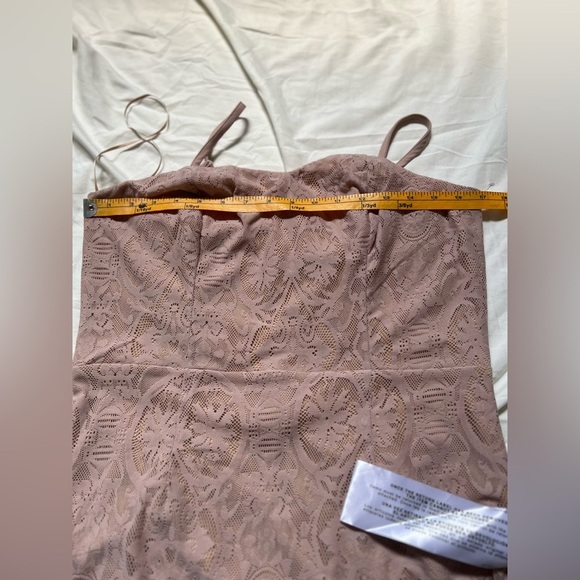 NWOT Dress The Polulation Leanne Lace Mini Dress in Blush-Tagged XL fits like M - Picture 11 of 14